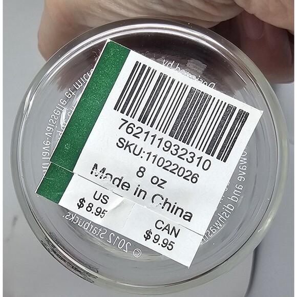 Set Of 3 Starbucks Bodum 2012 8 Oz Double Walled Hand Blown Glass Cup Brand New - Picture 6 of 14